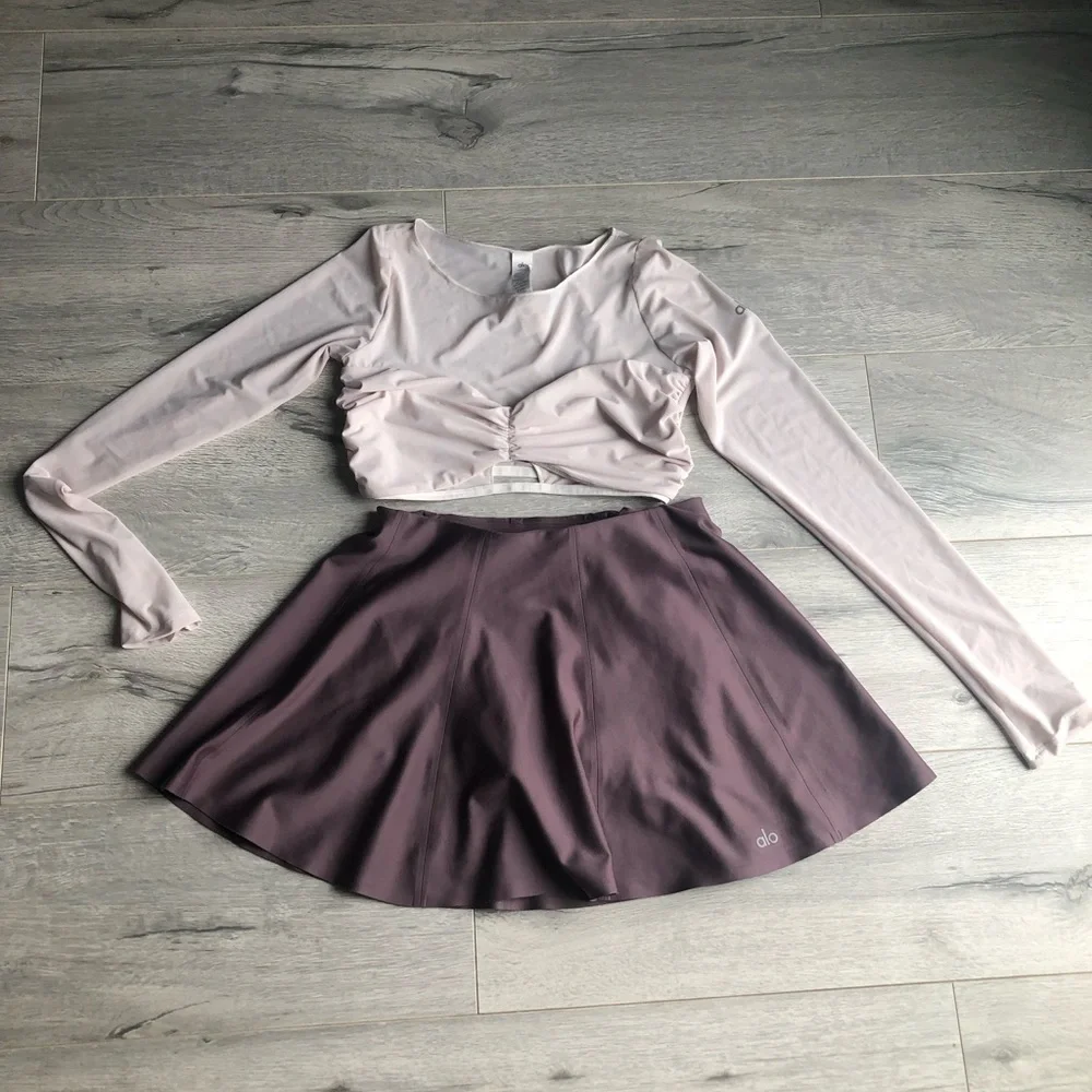 Alo Skirt and shirt Set